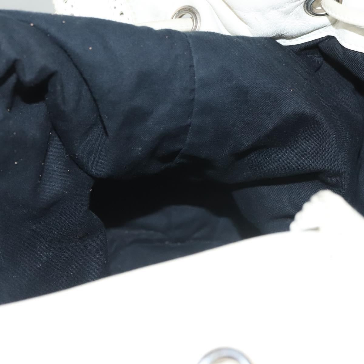 Balenciaga Pom Pon Giant Studs Bag Leather, WHITE, LEATHER, Handbag