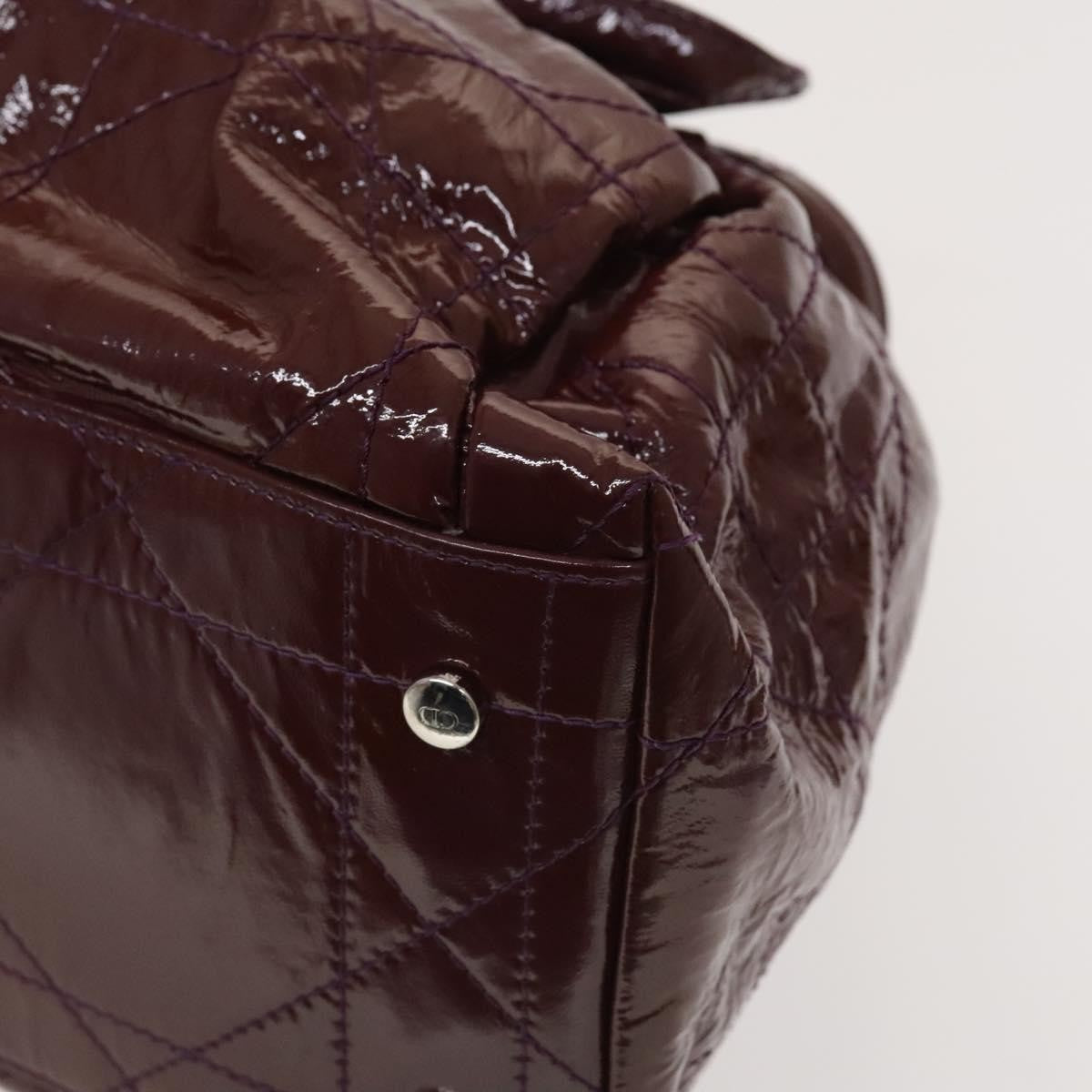 Christian Dior Le Trente Bag Cannage Quilt Patent, PURPLE, PATENT_LEATHER, Shoulder bag