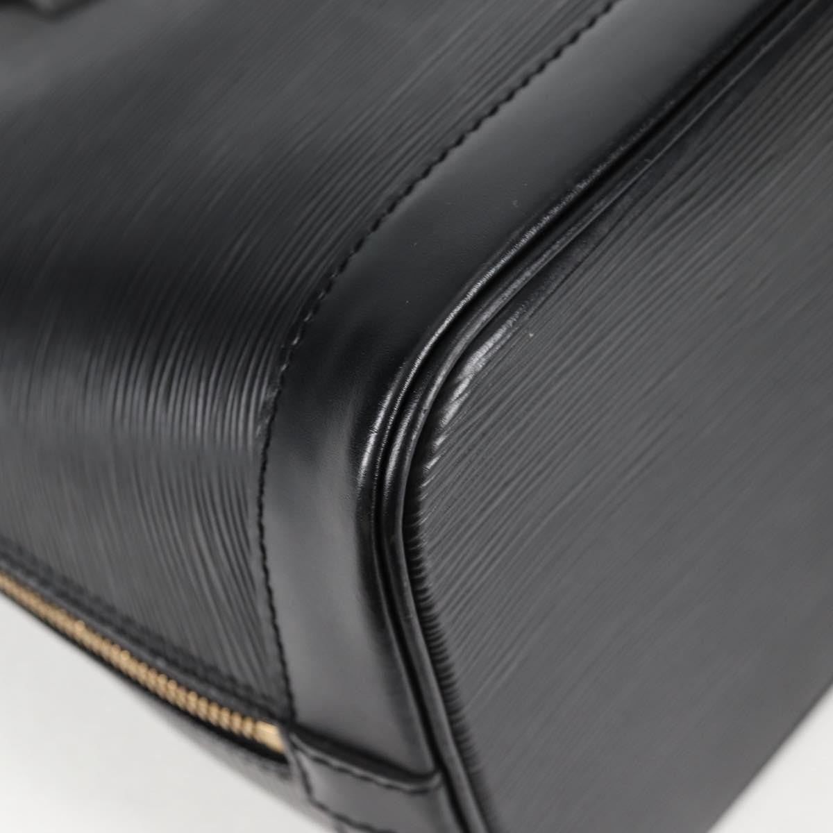 Louis Vuitton Alma Handbag Epi Leather, BLACK, LEATHER, Handbag