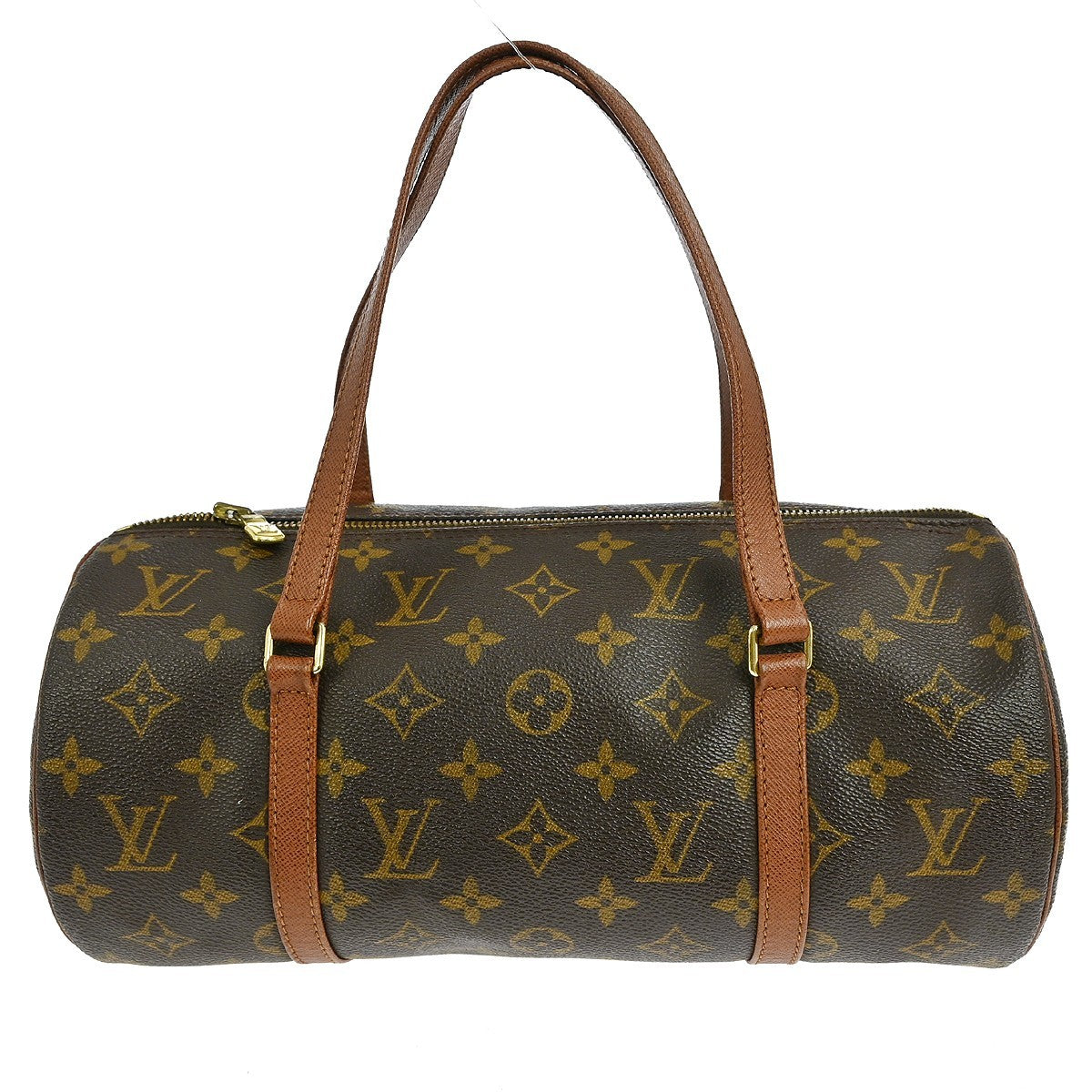 Louis Vuitton Papillon Handbag Monogram Canvas, BROWN, CANVAS, Handbag