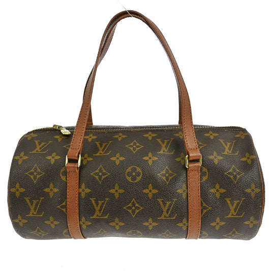 Louis Vuitton Papillon Handbag Monogram Canvas, BROWN, CANVAS, Handbag