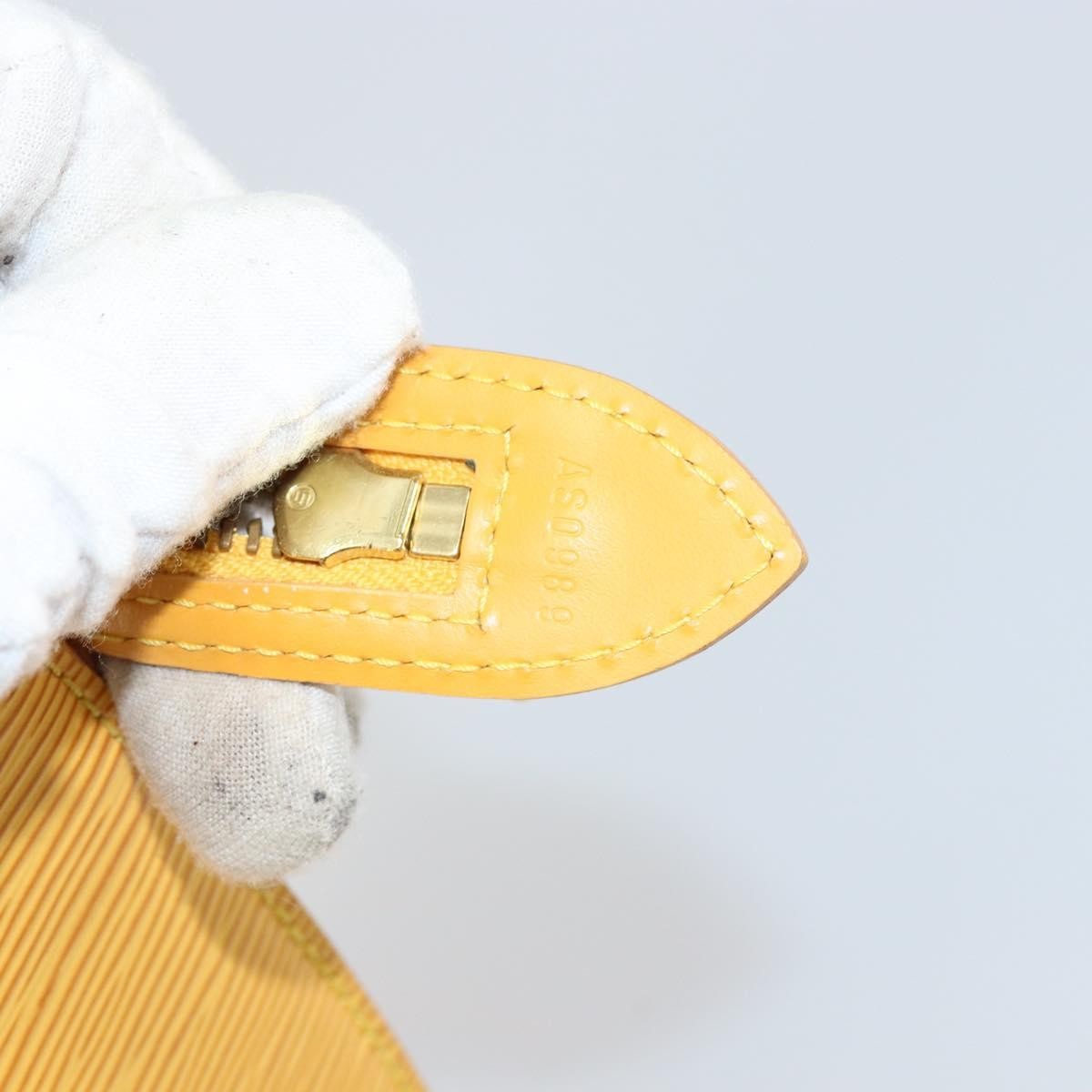 Louis Vuitton Saint Jacques Handbag Epi Leather, YELLOW, LEATHER, Shoulder bag