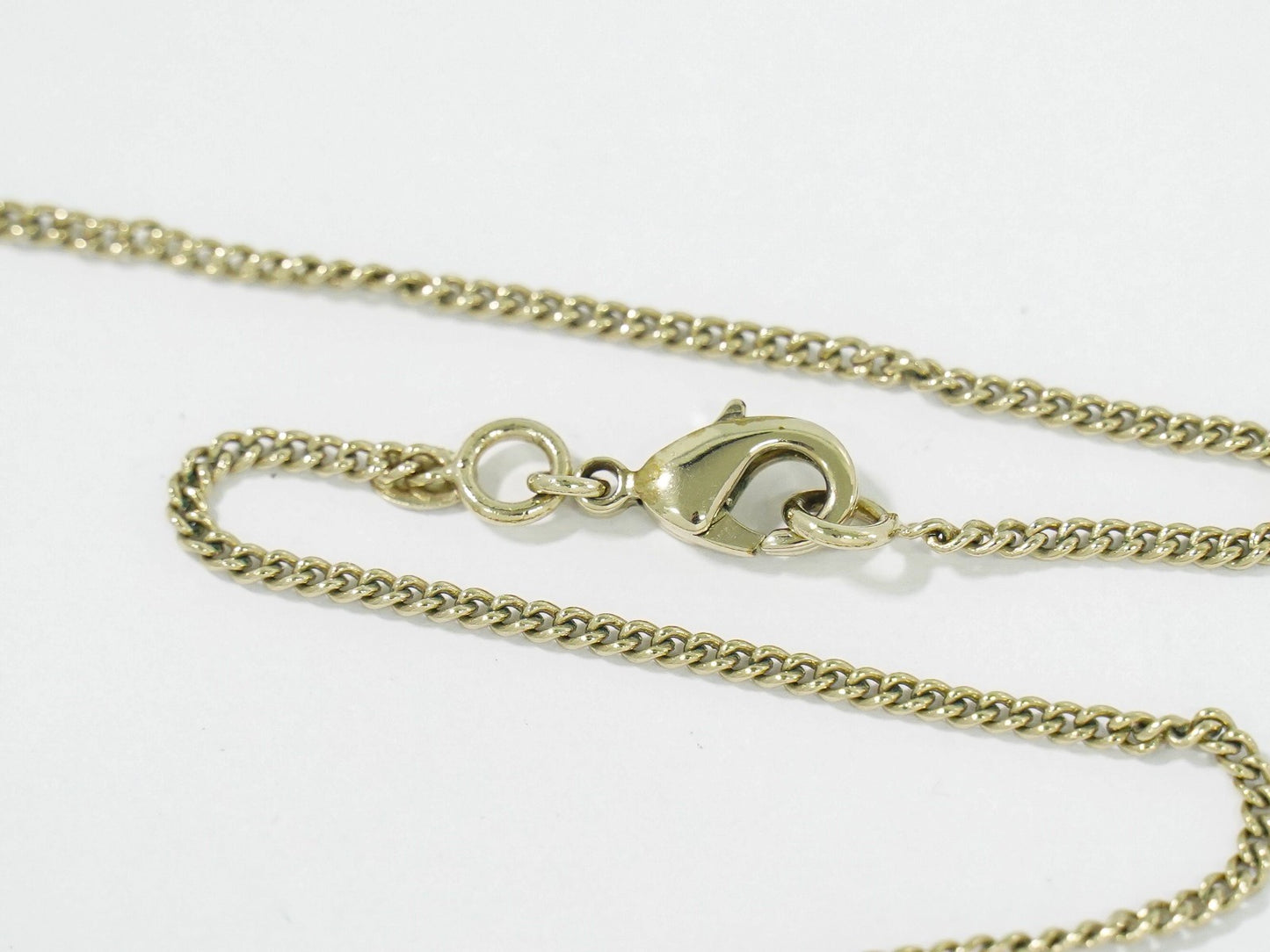 Chanel Vintage CC Pendant Necklace Metal, GOLD, GOLD_PLATED, Necklace