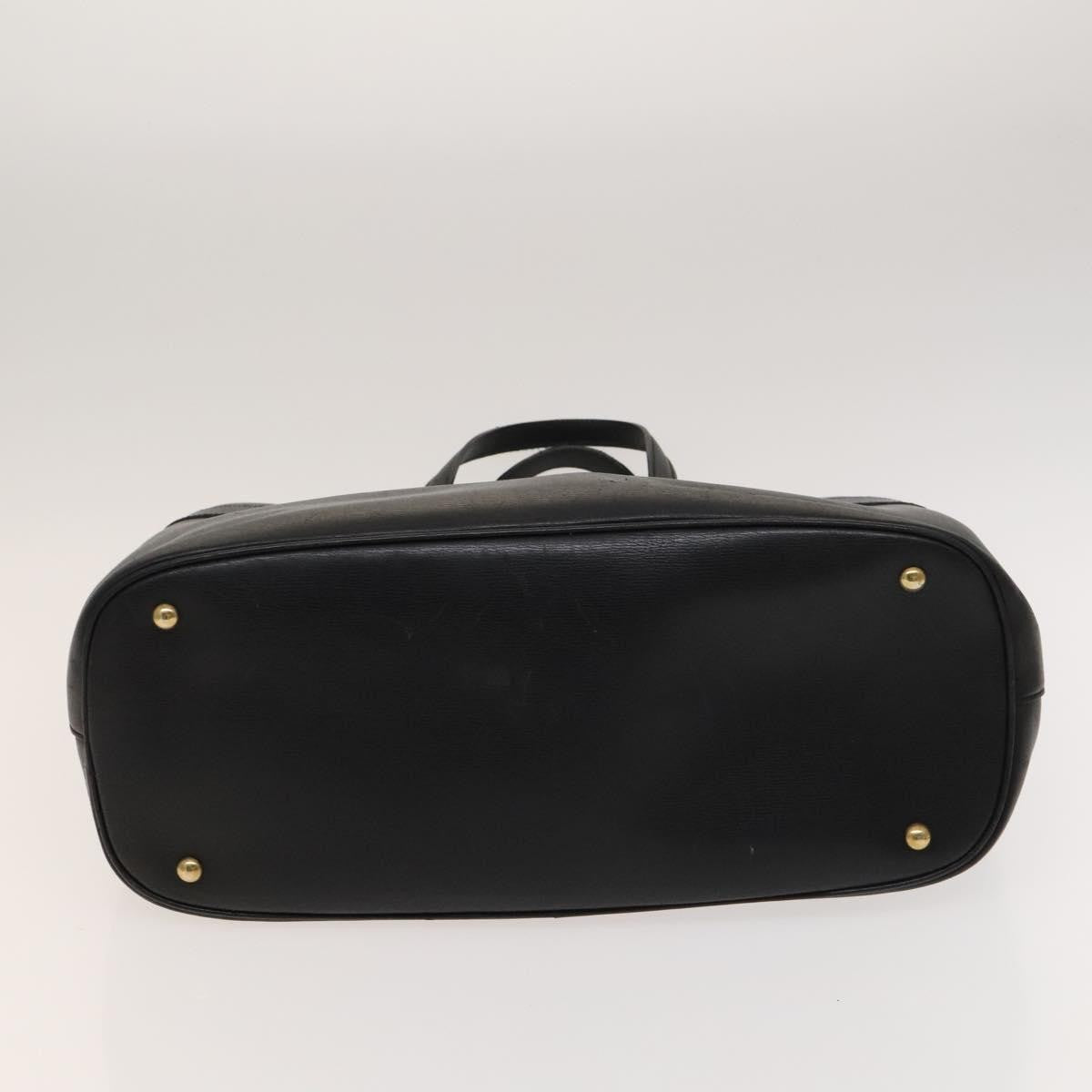 Gucci Bright Bit Convertible Tote Leather, BLACK, LEATHER, Handbag