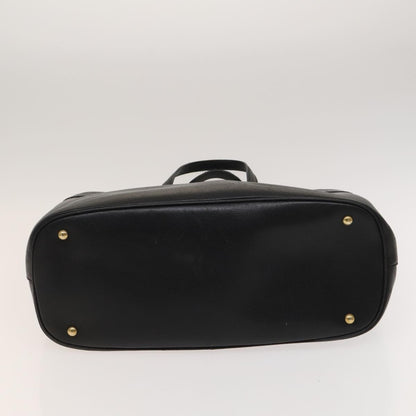 Gucci Bright Bit Convertible Tote Leather, BLACK, LEATHER, Handbag