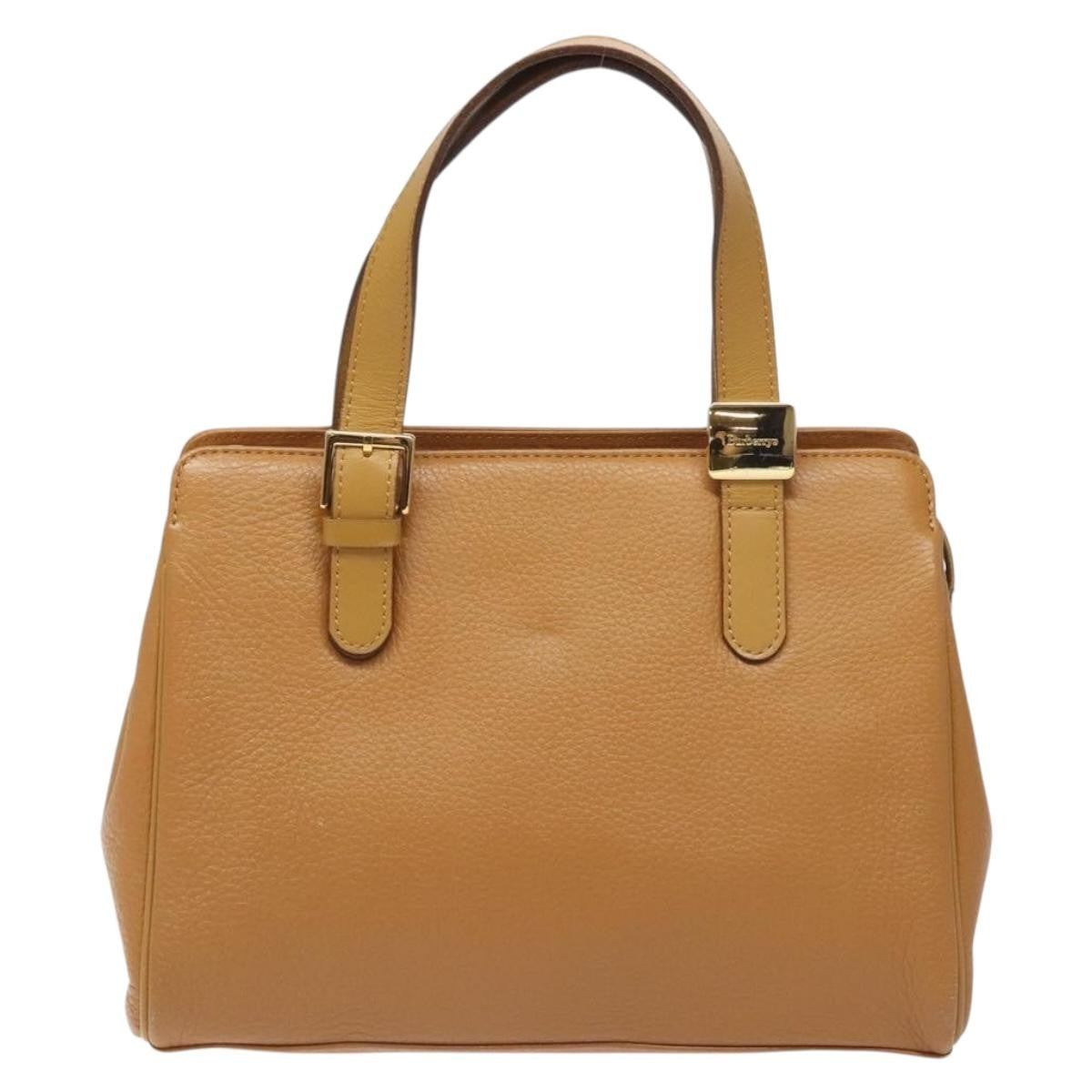 Burberry Vintage Handbag Leather, BROWN, LEATHER, Handbag