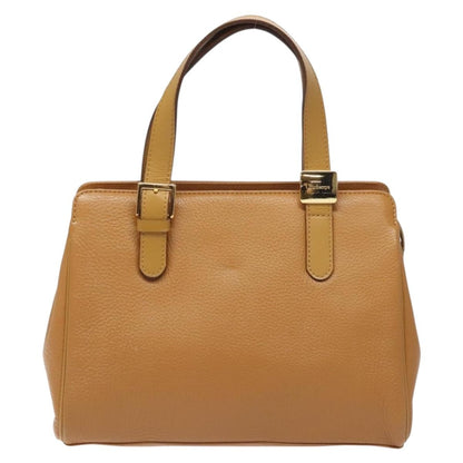 Burberry Vintage Handbag Leather, BROWN, LEATHER, Handbag