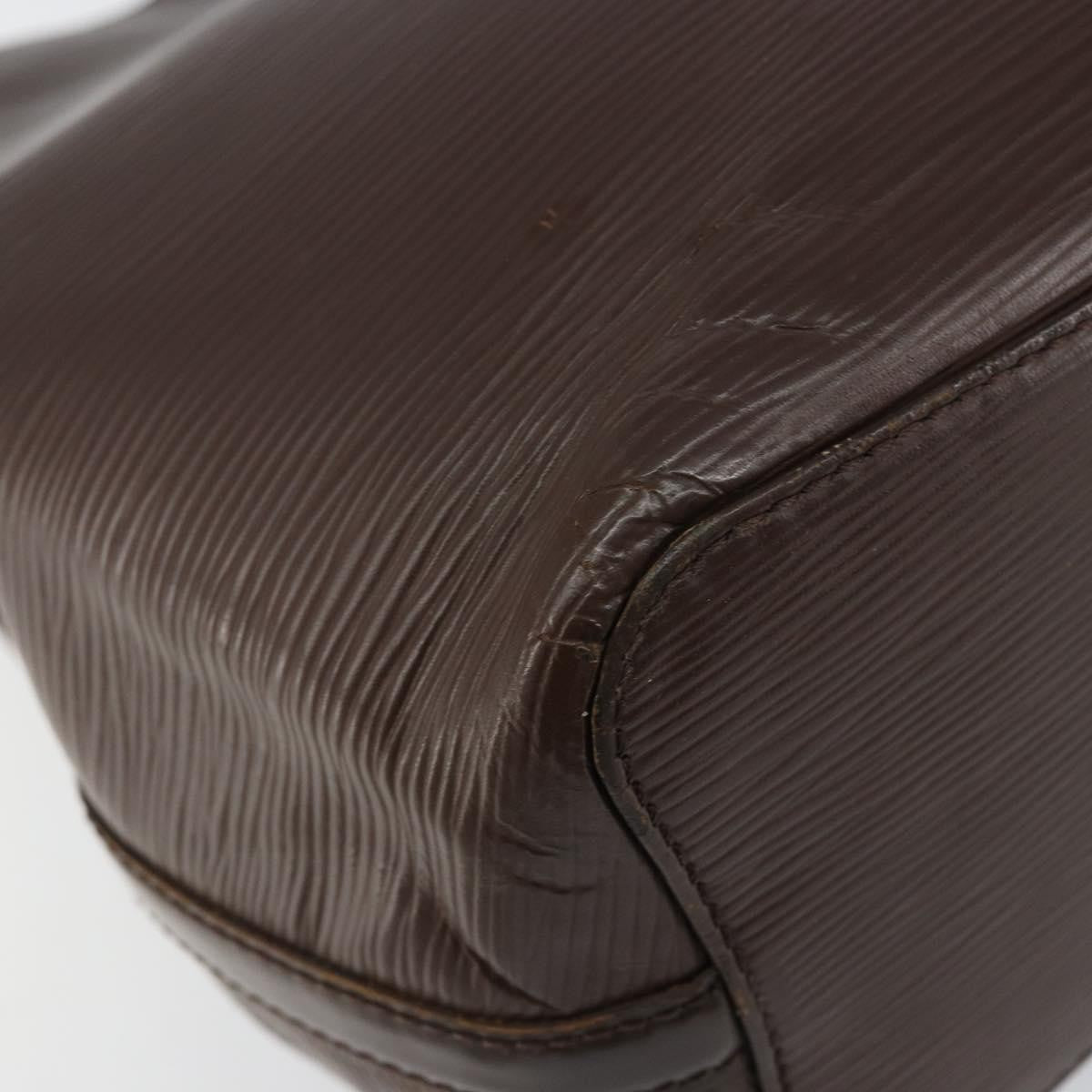 Louis Vuitton Mandara Handbag Epi Leather, BROWN, LEATHER, Shoulder bag