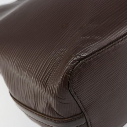 Louis Vuitton Mandara Handbag Epi Leather, BROWN, LEATHER, Shoulder bag