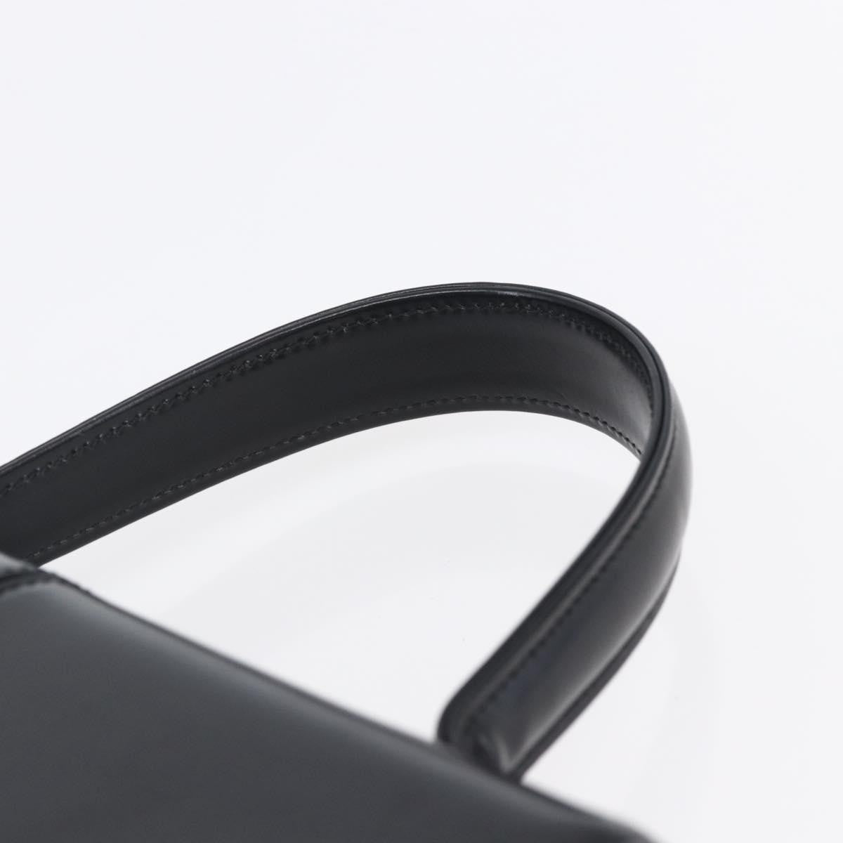 Saint Laurent Vintage Handbag Leather, BLACK, LEATHER, Handbag