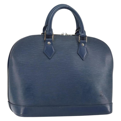 Louis Vuitton Alma Handbag Epi Leather, NAVY, LEATHER, Handbag