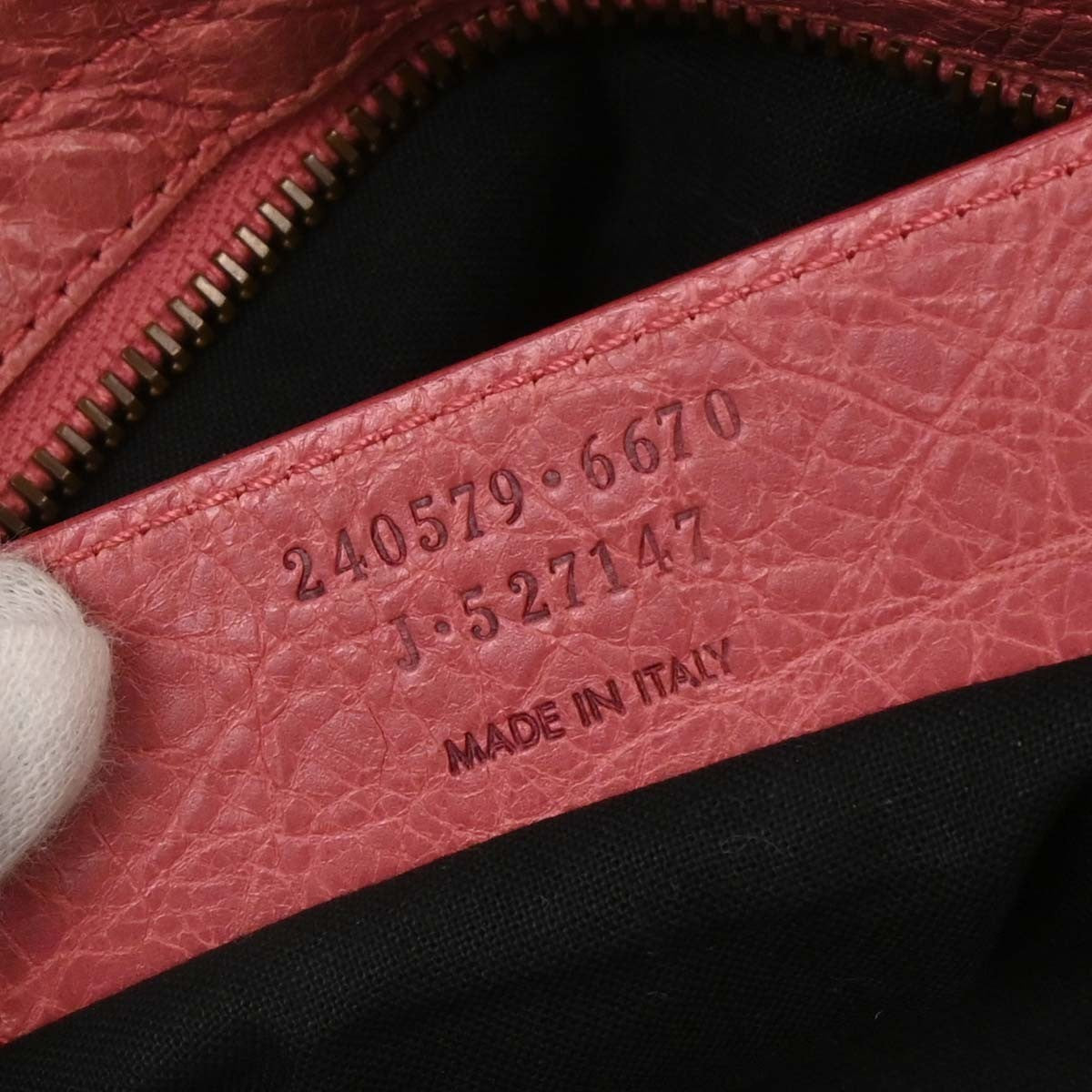 Balenciaga City Classic Studs Bag Leather, PINK, LEATHER, Handbag