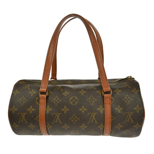 Louis Vuitton Papillon Handbag Monogram Canvas, BROWN, CANVAS, Handbag