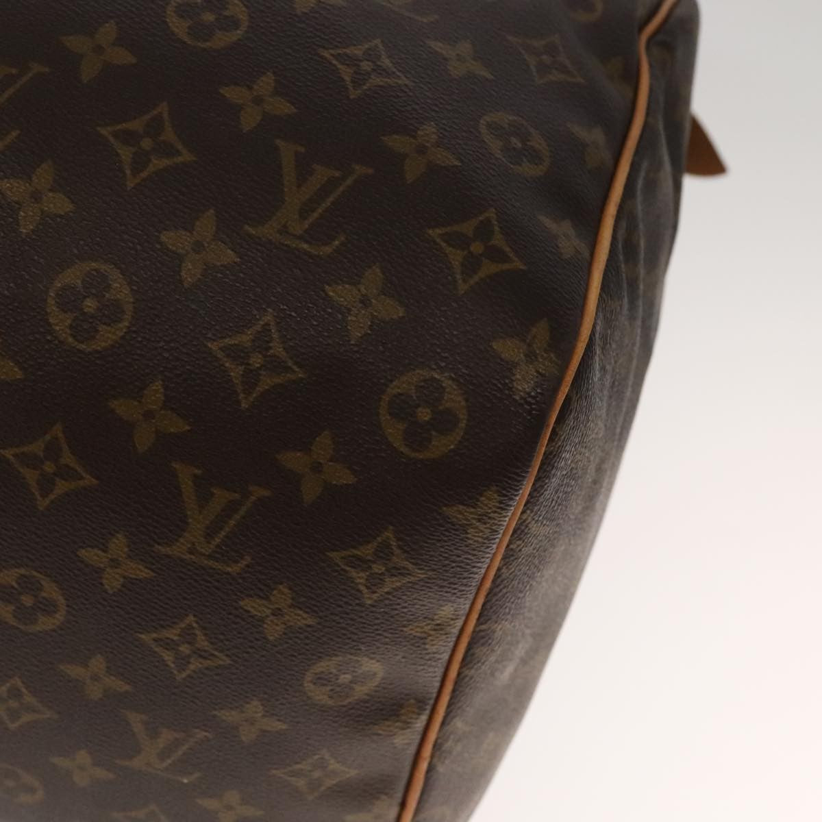 Louis Vuitton Keepall Bag Monogram Canvas, BROWN, CANVAS, Travel bag