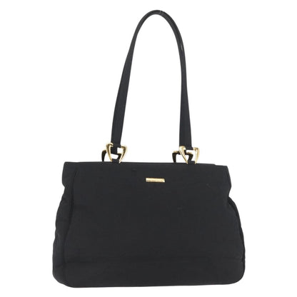 Saint Laurent Vintage Shoulder Bag Nylon, BLACK, NYLON, Tote bag