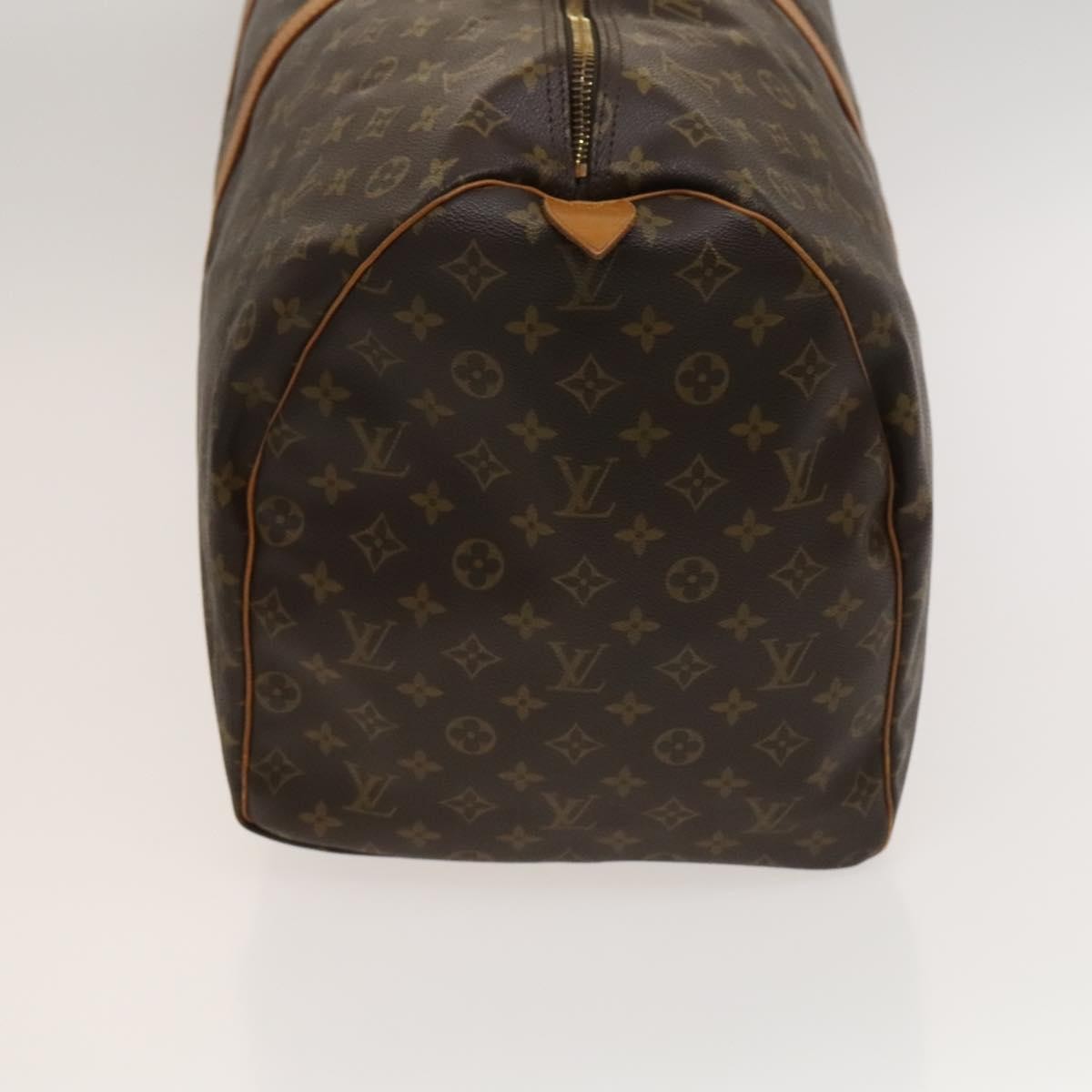 Louis Vuitton Keepall Bag Monogram Canvas, BROWN, CANVAS, Travel bag