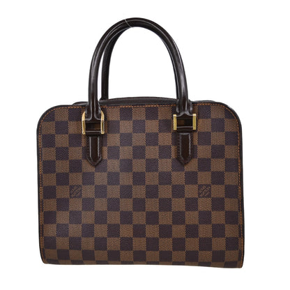 Louis Vuitton Triana Bag Damier, BROWN, CANVAS, Handbag