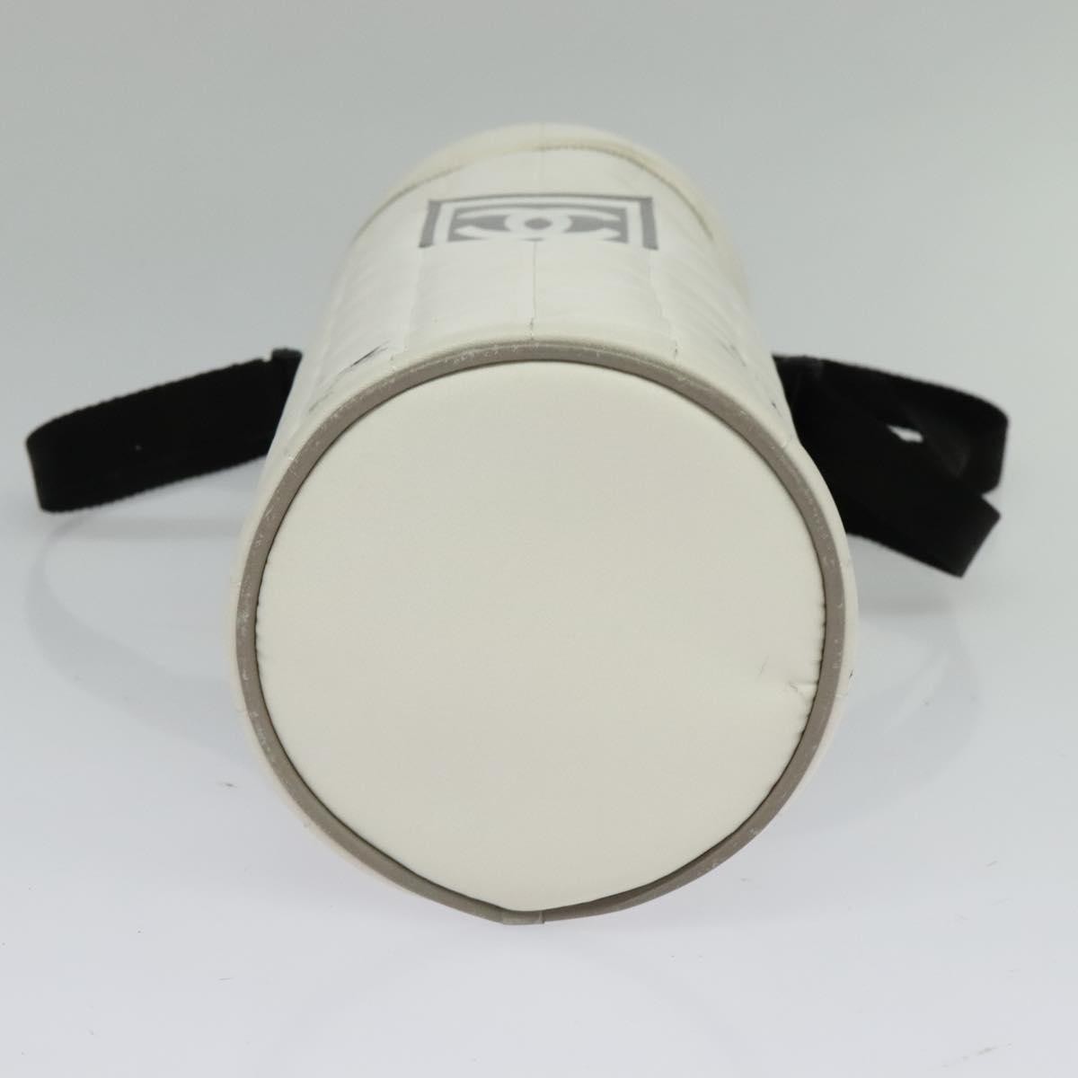 Chanel Sport Line Bottle Holder Nylon, WHITE, NYLON, Clutche & pouche