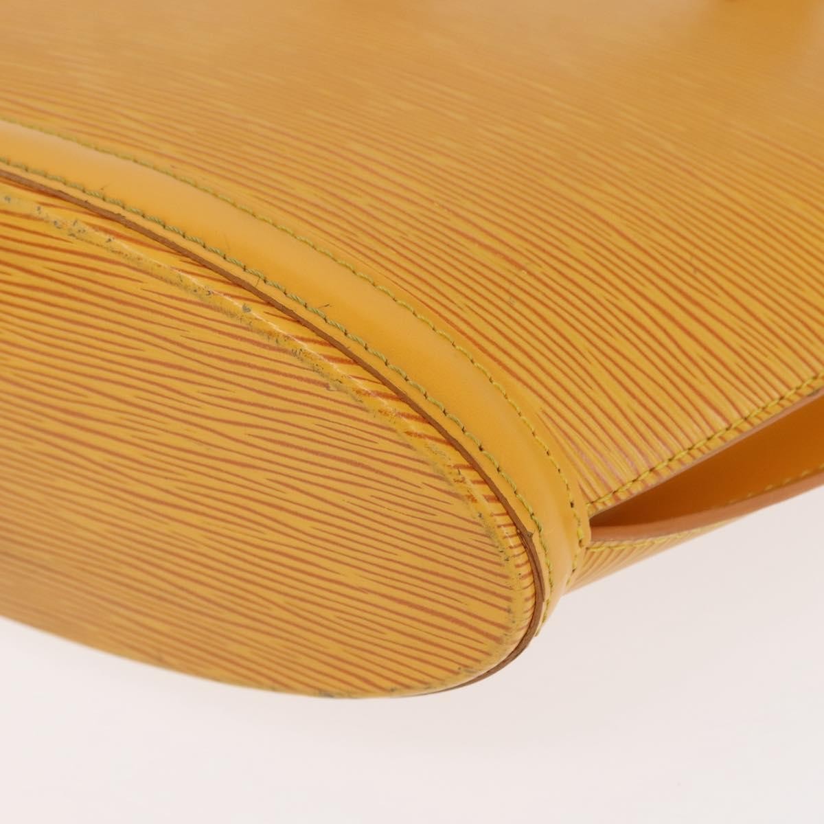 Louis Vuitton Saint Jacques Handbag Epi Leather, YELLOW, LEATHER, Handbag