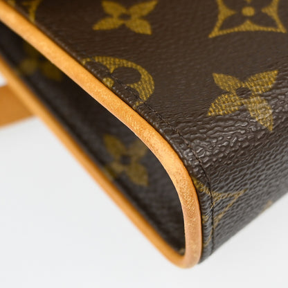 Louis Vuitton Florentine Waist Bag Monogram Canvas, Brown, Canvas, Clutch