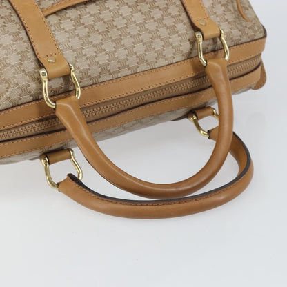 Celine Macadam Handbag Macadam with leather, BEIGE, PVC, Handbag