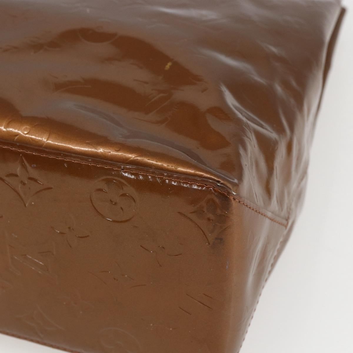 Louis Vuitton Reade Handbag Monogram Vernis, BROWN, PATENT_LEATHER, Handbag