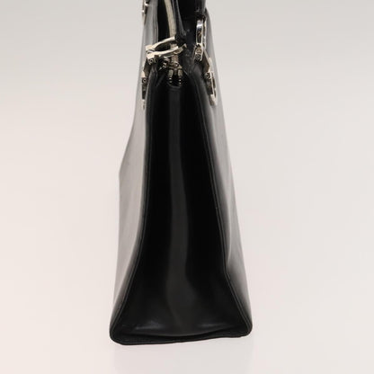 Salvatore Ferragamo Gancini Shoulder Bag Leather, BLACK, LEATHER, Shoulder bag