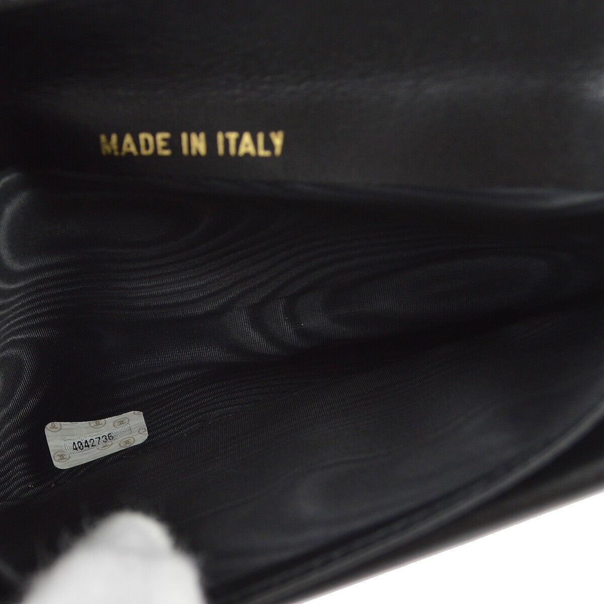 Chanel Timeless CC French Wallet Caviar, BLACK, LEATHER, Wallets