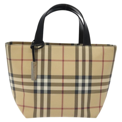 Burberry Nova Check Tote canvas check pattern, BEIGE, PVC, Tote bag