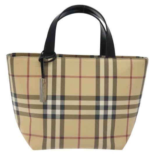 Burberry Nova Check Tote canvas check pattern, BEIGE, PVC, Tote bag