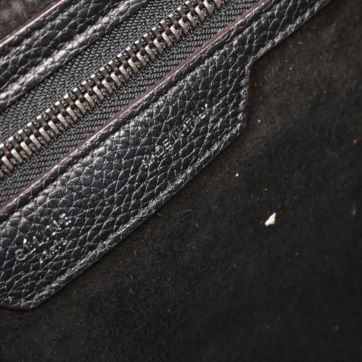 Celine Luggage Bag Smooth Leather, BLACK, LEATHER, Handbag