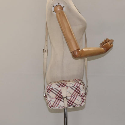 Burberry Nova Check Blue Label Nylon, BEIGE, NYLON, Shoulder bag