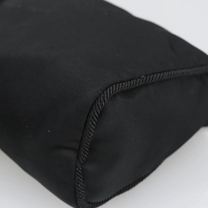 Prada Zip Pouch Tessuto, BLACK, NYLON, Clutche & pouche