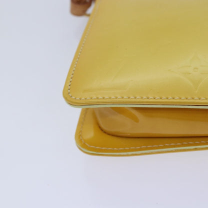 Louis Vuitton Lexington Pochette Monogram Vernis, YELLOW, PATENT_LEATHER, Clutche & pouche