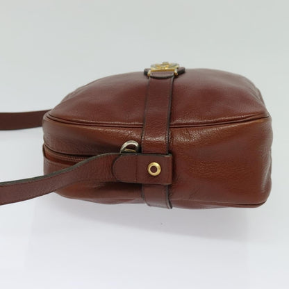 Christian Dior CD Shoulder bag Leather, BROWN, LEATHER, Shoulder bag