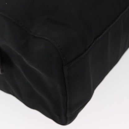 Prada Vintage Chain Shoulder Bag Tessuto, BLACK, NYLON, Shoulder bag