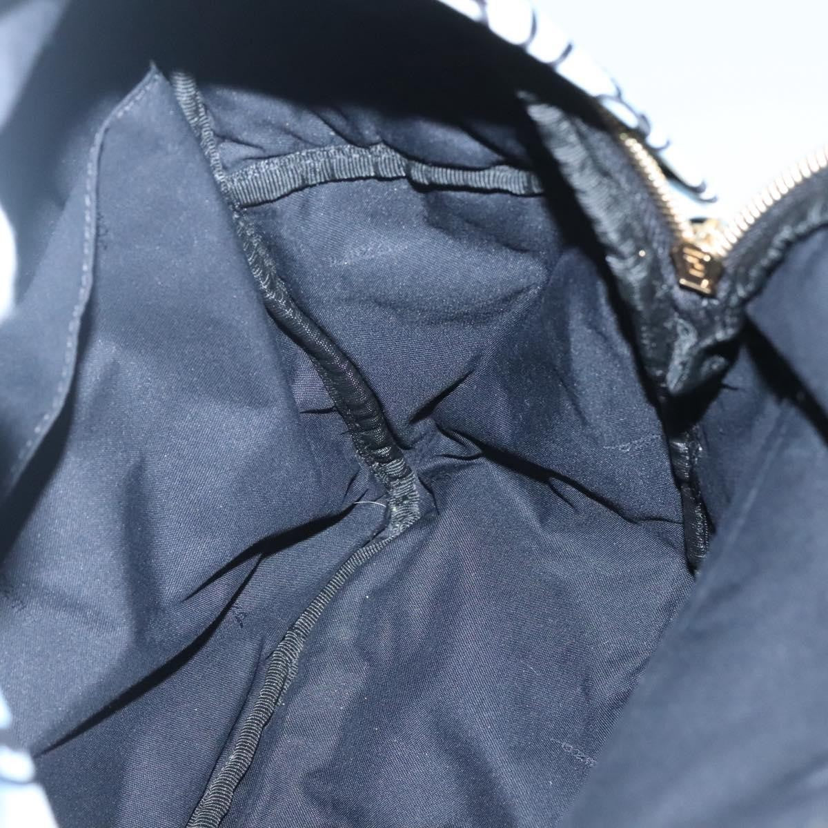 Fendi Baguette Backpack Printed Nylon, BLUE, NYLON, Backpack