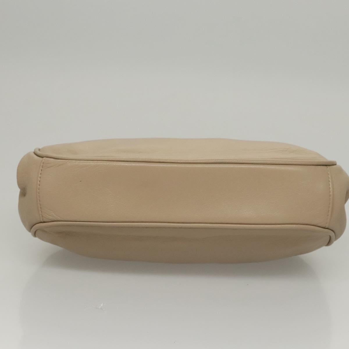 Celine Handbag Leather, BEIGE, LEATHER, Handbag