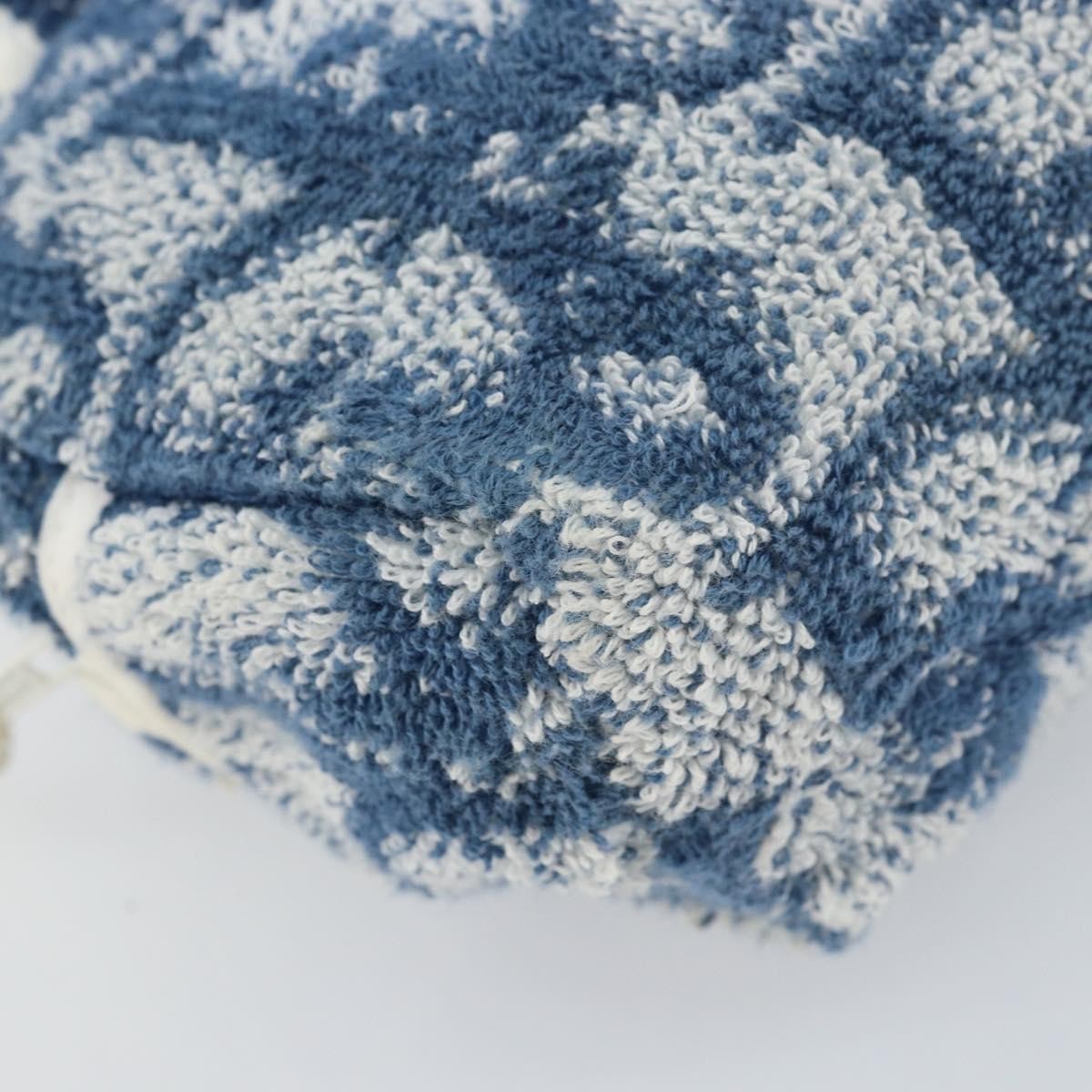 Christian Dior Vintage Trotter Handbag Canvas, BLUE, CANVAS, Handbag