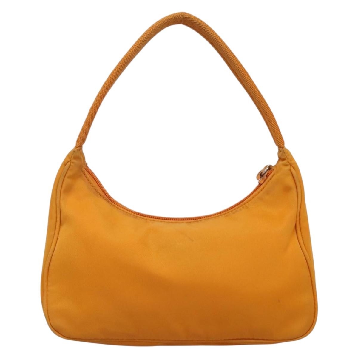 Prada Hobo Tessuto, ORANGE, NYLON, Handbag