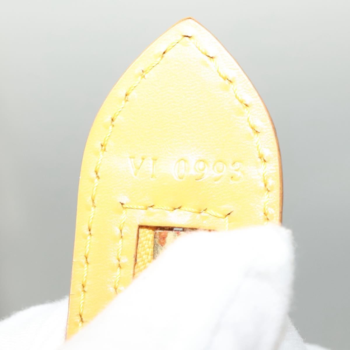 Louis Vuitton Saint Jacques Handbag Epi Leather, YELLOW, LEATHER, Handbag