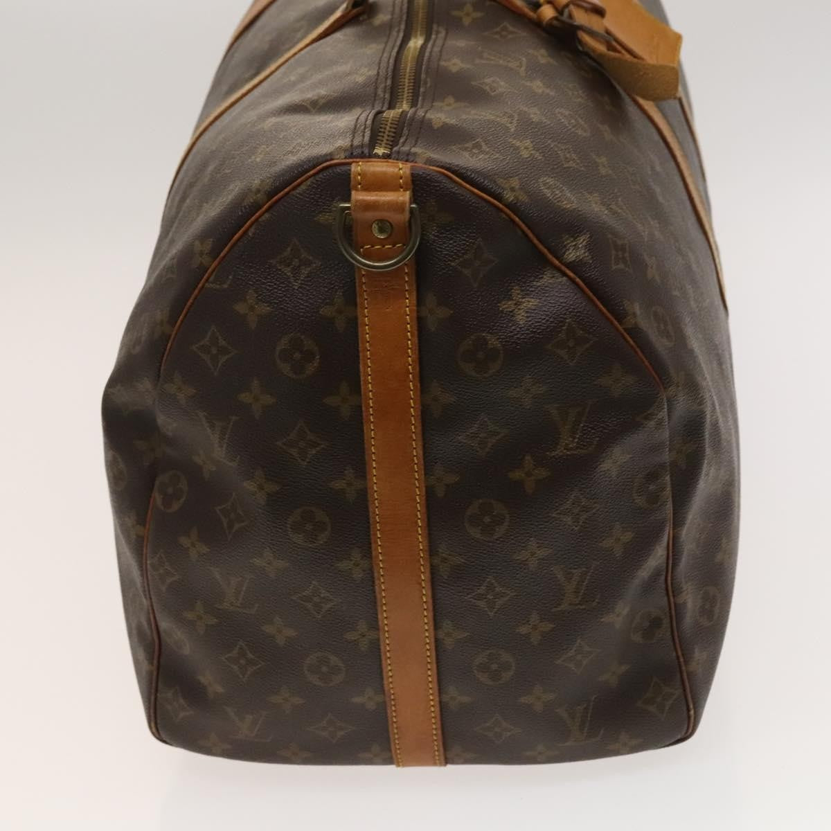 Louis Vuitton Keepall Bandouliere Bag Monogram Canvas, BROWN, CANVAS, Travel bag
