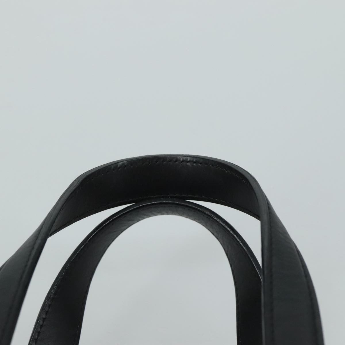 Salvatore Ferragamo Gancini handbag Leather, BLACK, LEATHER, Handbag