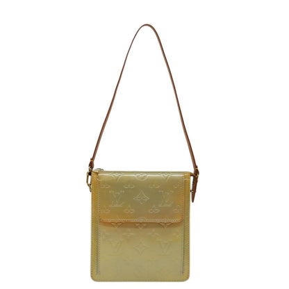 Louis Vuitton Mott Handbag Monogram Vernis, GRAY, PATENT_LEATHER, Handbag