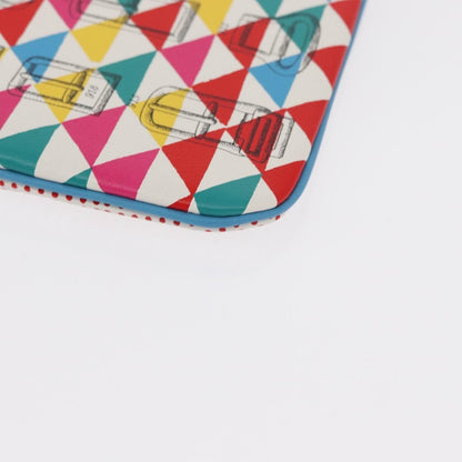 Hermes Carre Pocket Pouch Printed Swift, MULTICOLOUR, LEATHER, Clutche & pouche