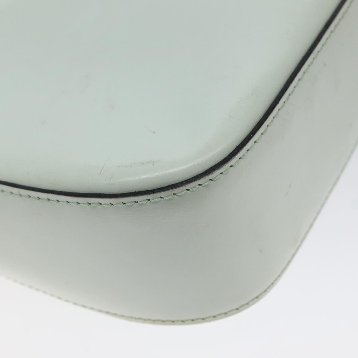 Celine Flap Shoulder Bag Leather, SILVER, LEATHER, Shoulder bag