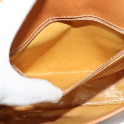 Celine Macadam Shoulder Bag PVC Leather, BEIGE, CANVAS, Shoulder bag