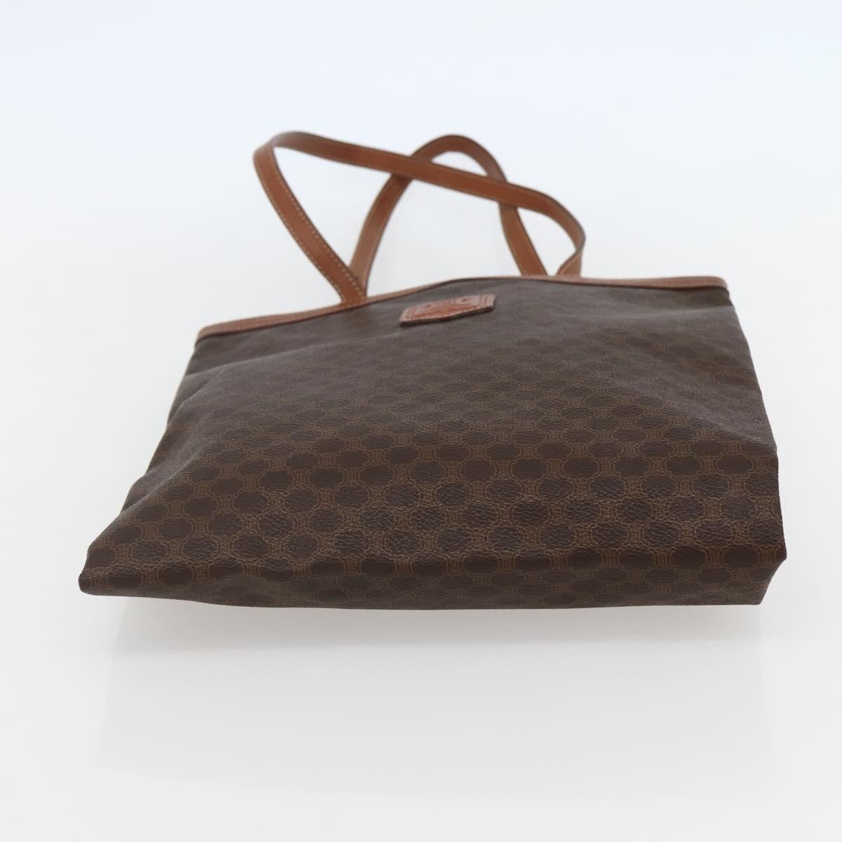 Celine Vintage Macadam Tote bag Canvas, BROWN, CANVAS, Tote bag