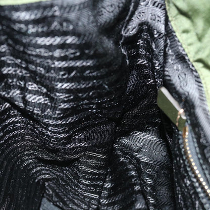 Prada Double Front Pocket Backpack Tessuto, KHAKI, NYLON, Backpack