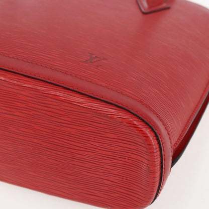 Louis Vuitton Lussac Handbag Epi Leather, RED, LEATHER, Shoulder bag